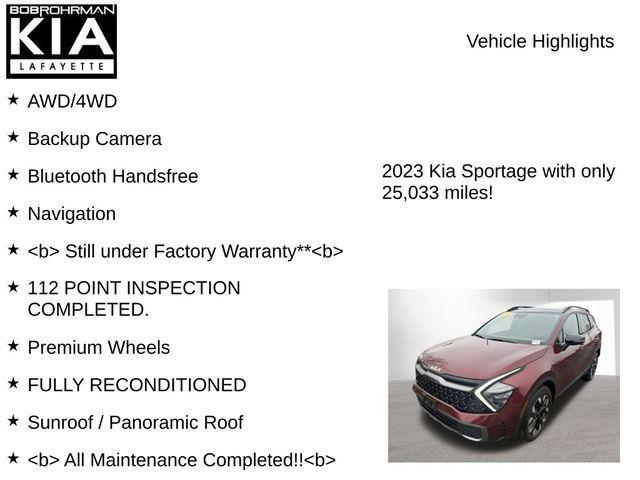 used 2023 Kia Sportage car, priced at $28,089