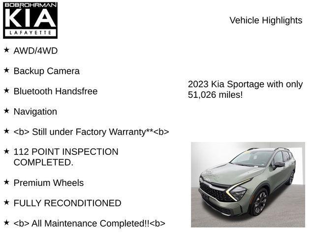 used 2023 Kia Sportage car, priced at $26,418