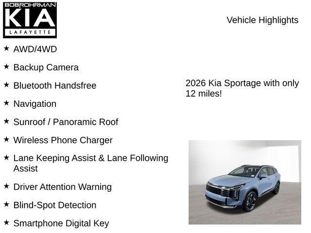 new 2026 Kia Sportage Hybrid car, priced at $41,145