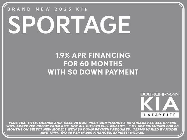 new 2025 Kia Sportage car, priced at $33,511