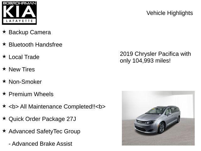 used 2019 Chrysler Pacifica car, priced at $15,995