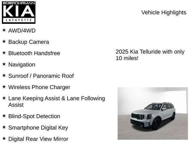 new 2025 Kia Telluride car, priced at $51,760