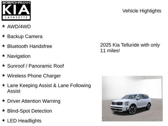 new 2025 Kia Telluride car, priced at $42,337