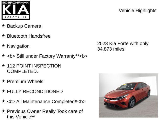 used 2023 Kia Forte car, priced at $20,155