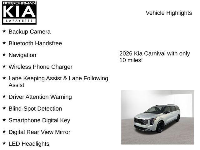 new 2026 Kia Carnival car, priced at $50,460