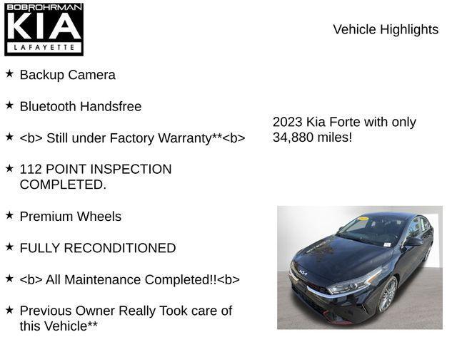 used 2023 Kia Forte car, priced at $20,717
