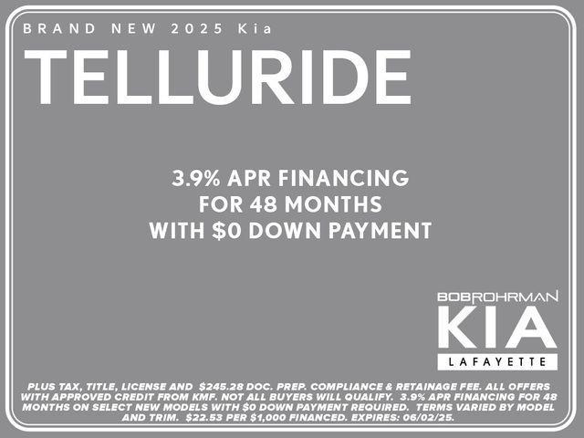 new 2025 Kia Telluride car, priced at $52,575
