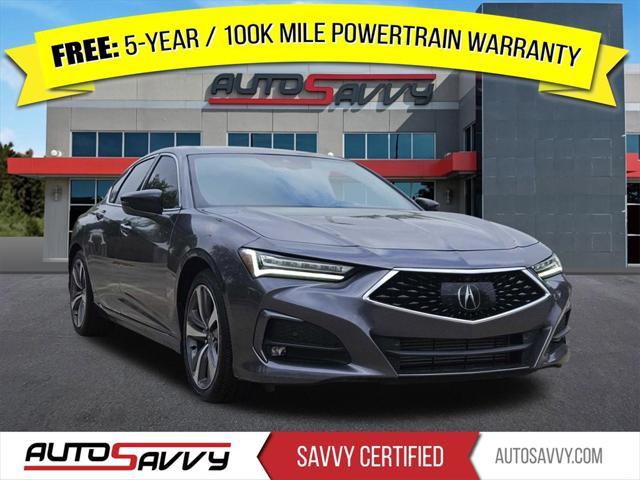 used 2021 Acura TLX car, priced at $27,200