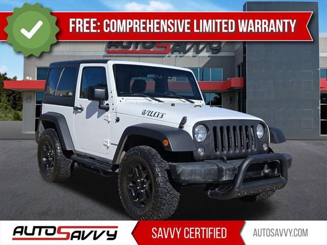 used 2017 Jeep Wrangler car, priced at $16,600