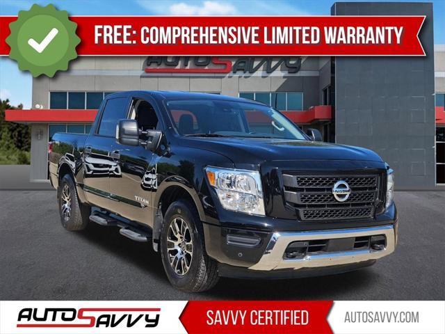 used 2022 Nissan Titan car, priced at $28,300