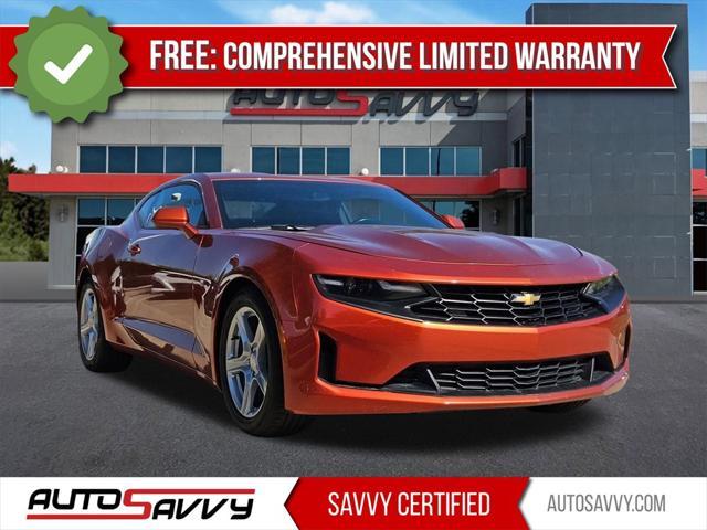 used 2022 Chevrolet Camaro car, priced at $22,700