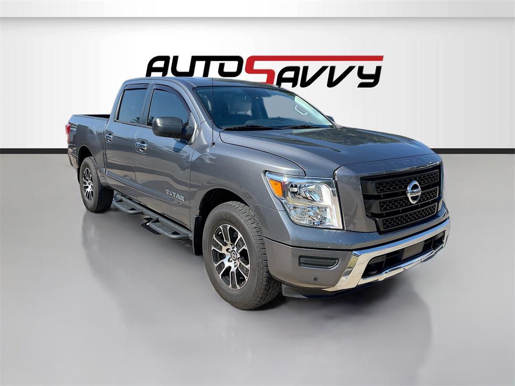 used 2021 Nissan Titan car, priced at $27,100