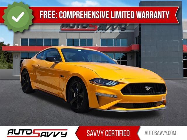 used 2022 Ford Mustang car, priced at $29,300