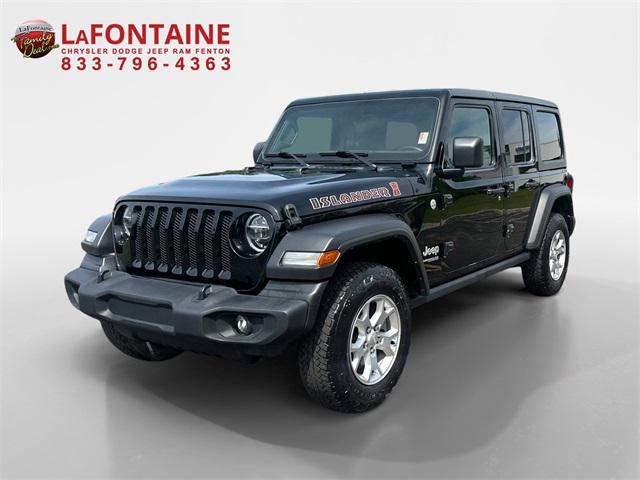 used 2021 Jeep Wrangler Unlimited car, priced at $28,186