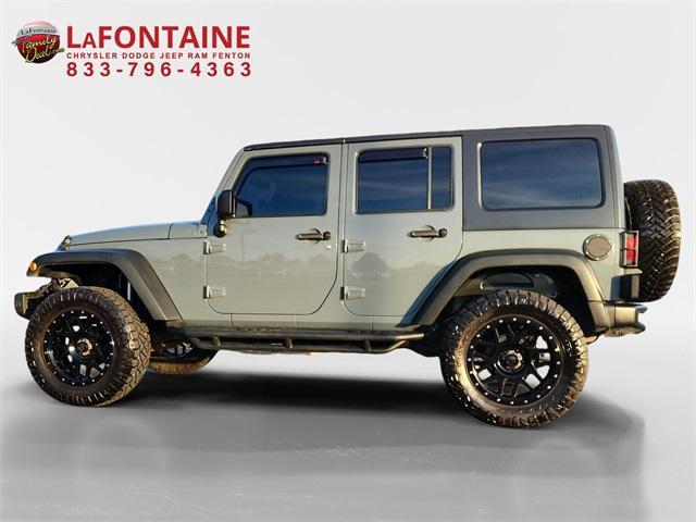 used 2015 Jeep Wrangler Unlimited car, priced at $16,549