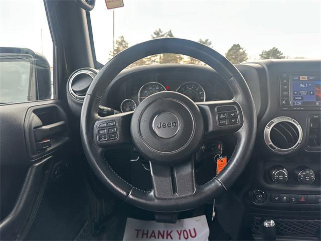 used 2015 Jeep Wrangler Unlimited car, priced at $20,200