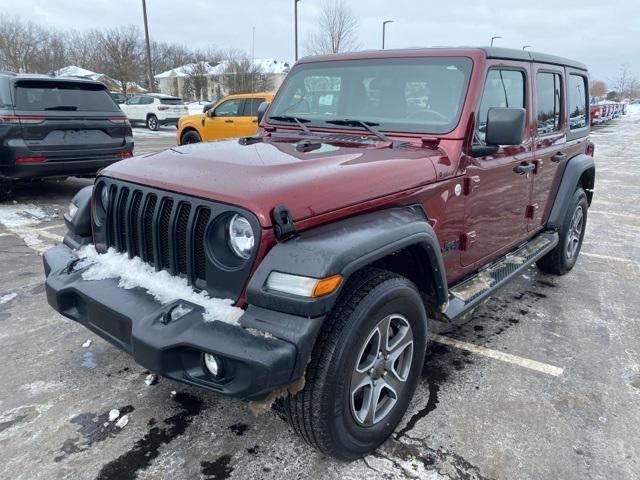 used 2021 Jeep Wrangler Unlimited car, priced at $27,509