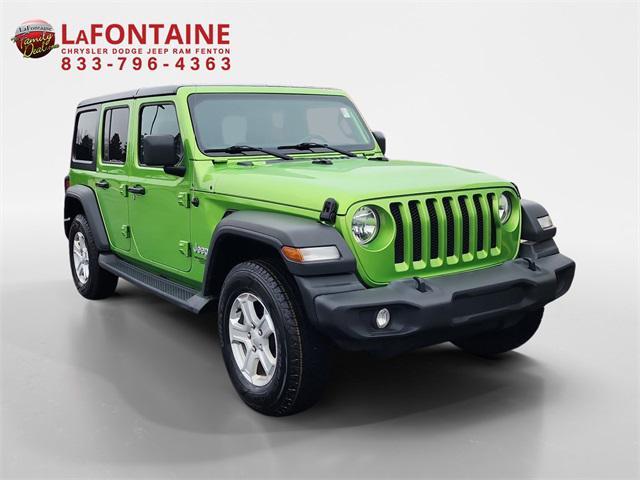 used 2018 Jeep Wrangler Unlimited car, priced at $21,485