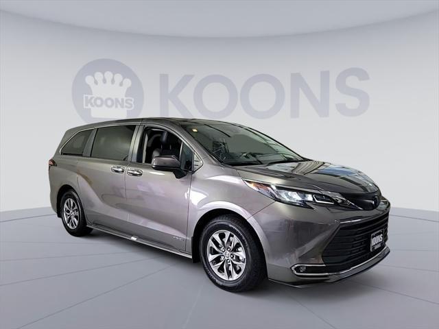 used 2021 Toyota Sienna car, priced at $38,000