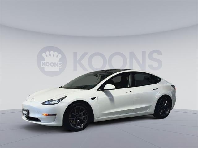 used 2021 Tesla Model 3 car, priced at $22,000