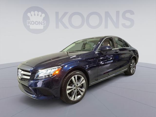 used 2021 Mercedes-Benz C-Class car, priced at $27,000