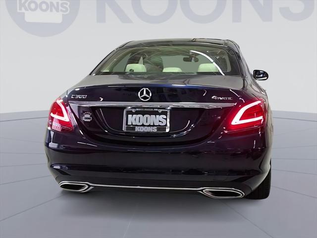 used 2021 Mercedes-Benz C-Class car, priced at $27,000