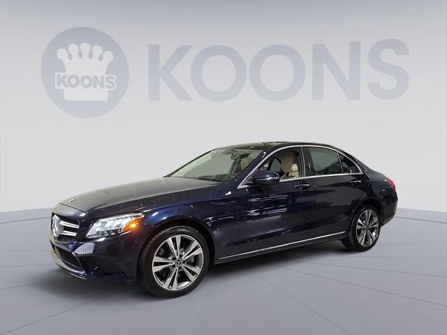 used 2021 Mercedes-Benz C-Class car, priced at $27,000