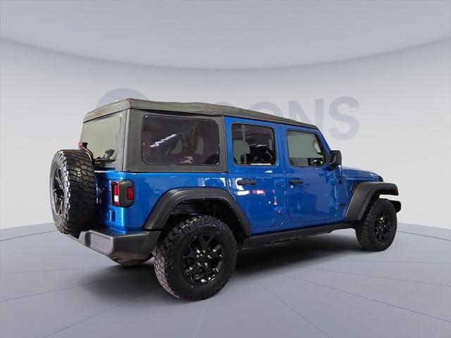 used 2021 Jeep Wrangler Unlimited car, priced at $25,000