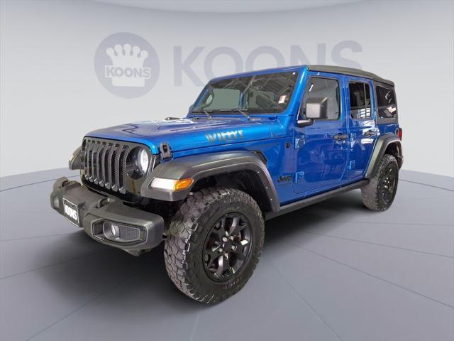 used 2021 Jeep Wrangler Unlimited car, priced at $25,000