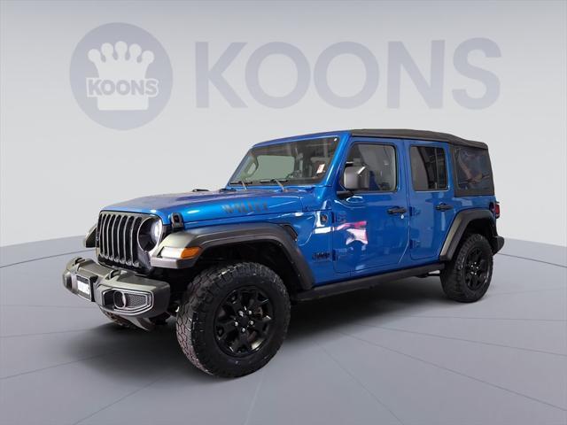 used 2021 Jeep Wrangler Unlimited car, priced at $25,000