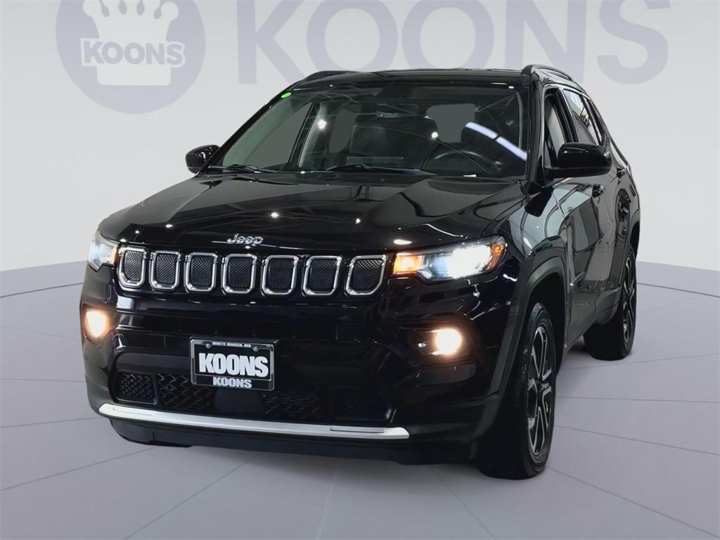 used 2022 Jeep Compass car, priced at $23,500