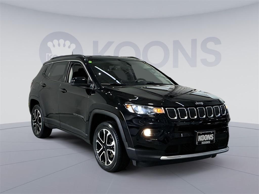 used 2022 Jeep Compass car, priced at $23,500