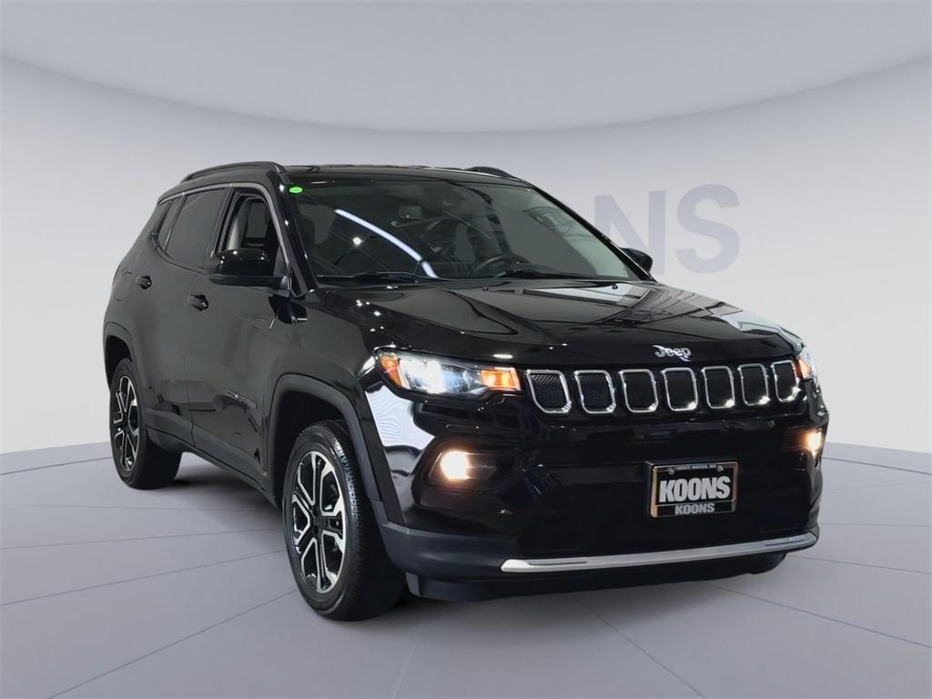 used 2022 Jeep Compass car, priced at $23,500