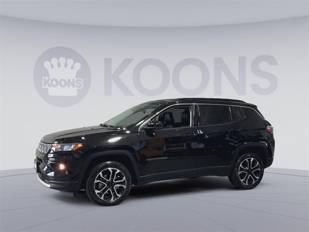used 2022 Jeep Compass car, priced at $23,500