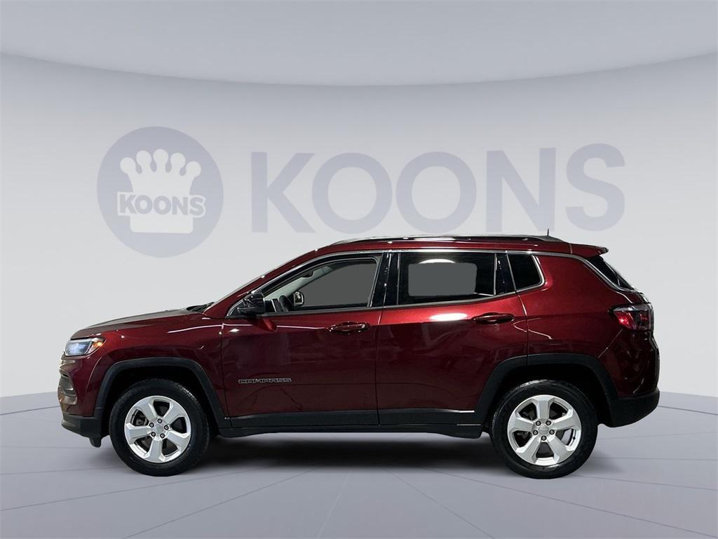 used 2022 Jeep Compass car, priced at $18,500