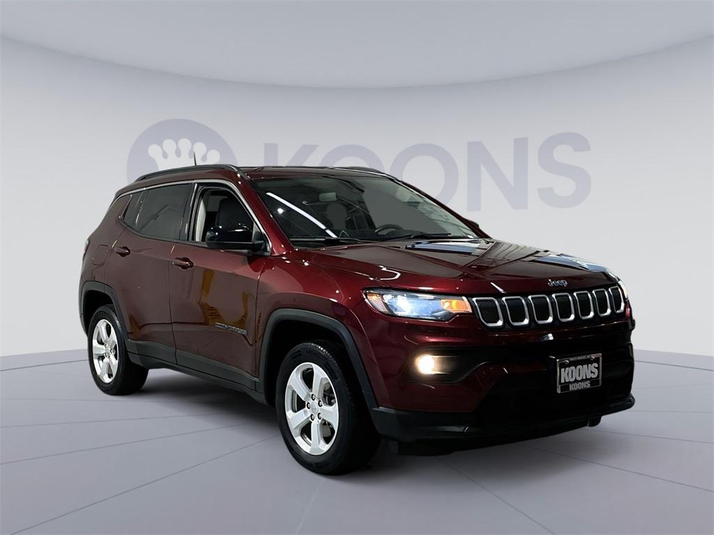 used 2022 Jeep Compass car, priced at $18,500