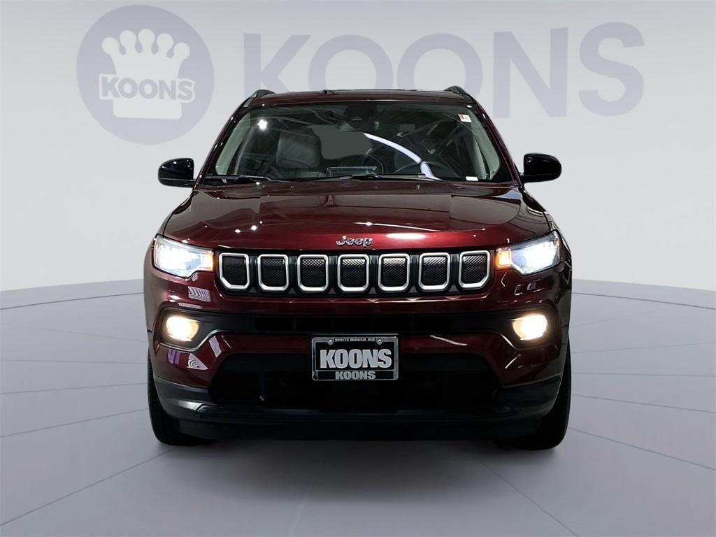 used 2022 Jeep Compass car, priced at $18,500