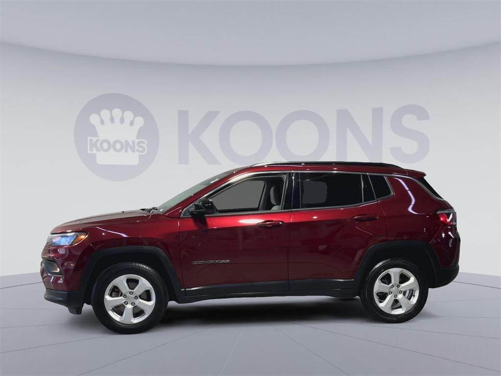 used 2022 Jeep Compass car, priced at $18,500