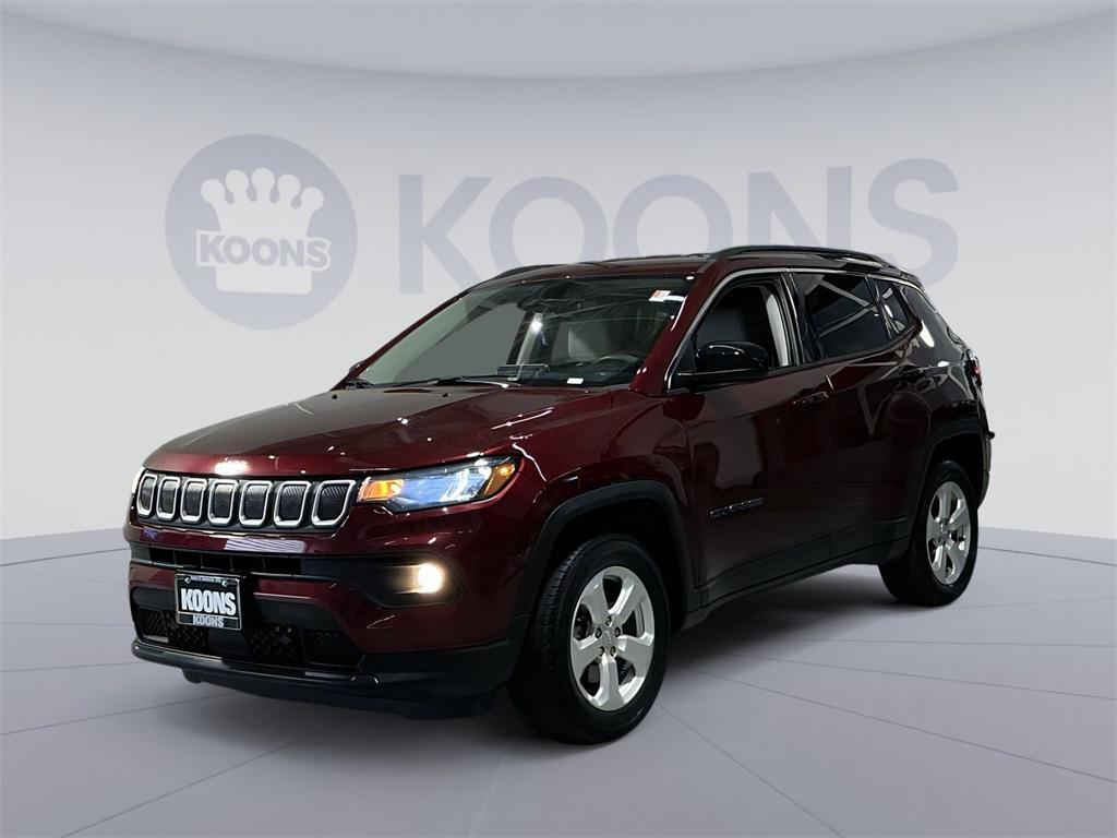 used 2022 Jeep Compass car, priced at $18,500