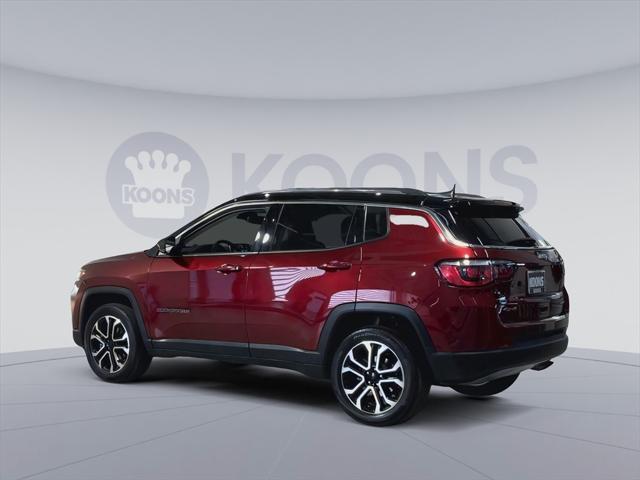 used 2022 Jeep Compass car, priced at $24,500