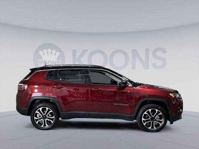 used 2022 Jeep Compass car, priced at $24,500