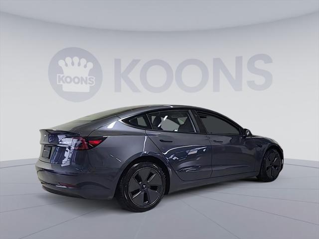 used 2023 Tesla Model 3 car, priced at $27,000