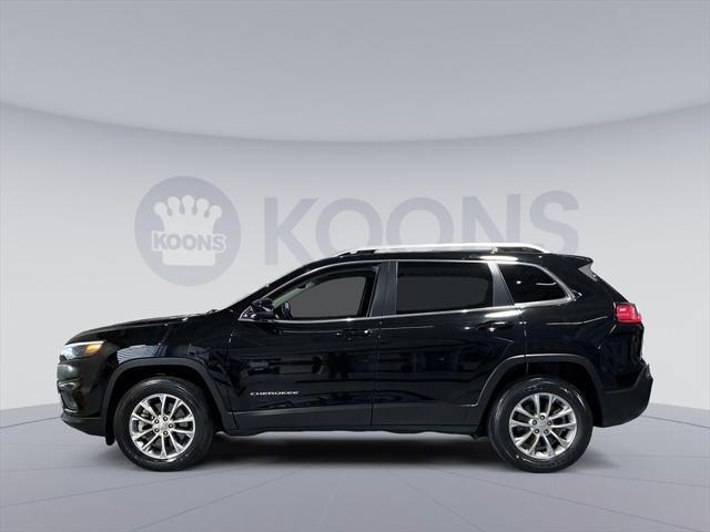 used 2021 Jeep Cherokee car, priced at $22,000