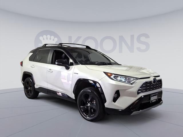 used 2021 Toyota RAV4 Hybrid car, priced at $33,000