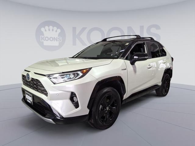 used 2021 Toyota RAV4 Hybrid car, priced at $33,000