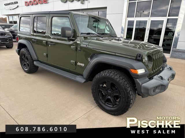 used 2020 Jeep Wrangler Unlimited car, priced at $29,588