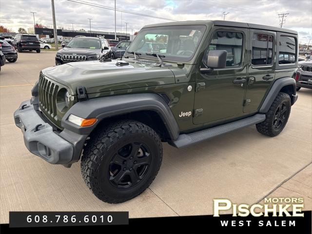 used 2020 Jeep Wrangler Unlimited car, priced at $29,588