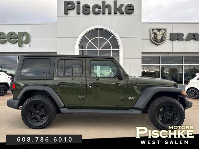 used 2020 Jeep Wrangler Unlimited car, priced at $29,588