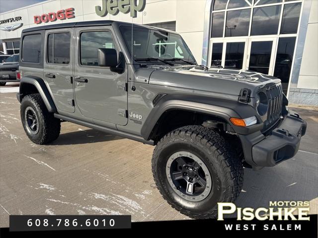 used 2019 Jeep Wrangler Unlimited car, priced at $28,594