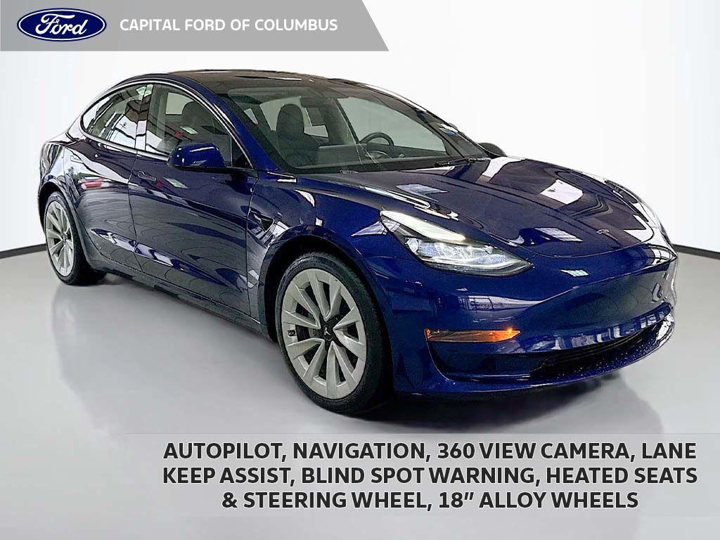 used 2022 Tesla Model 3 car, priced at $22,490